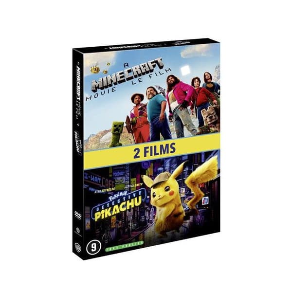 Minecraft, Filmen / Pokémon Detektiv Pikachu DVD