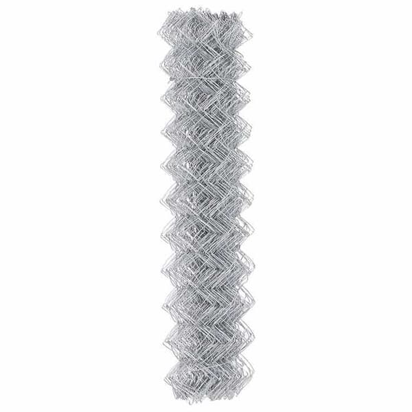 vidaXL Metallnätstängsel Silver 42004840