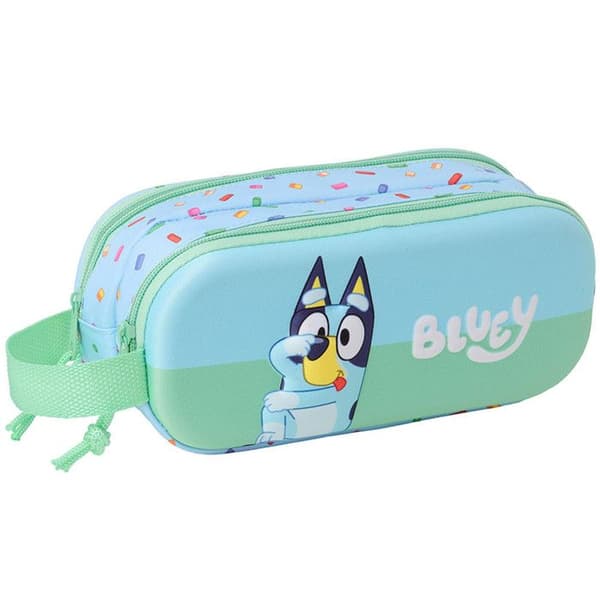 Trousse Bluey Blå 3D 21 CM - 2 cpt