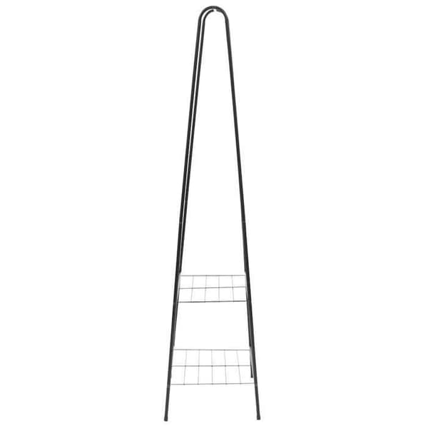 vidaXL Klädställ 59 x 35 x 150 cm Svart