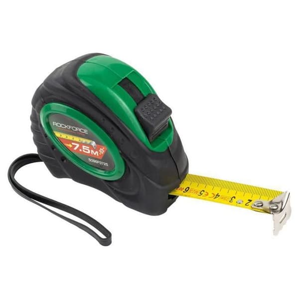 Måttband rullat 7,5 m x 25 mm