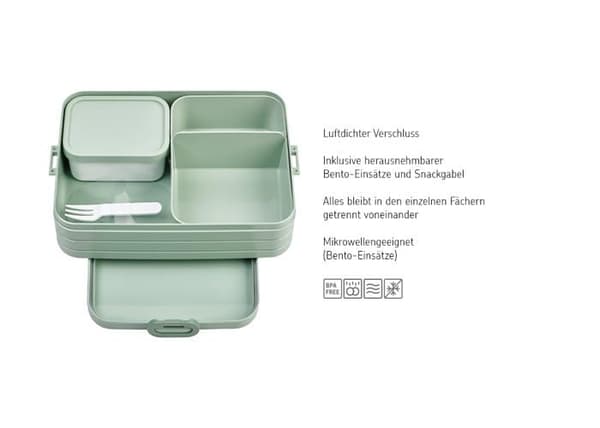 Lunchbox - Mepal - Ta en paus - 1500 ml - Mikrovågssäker - Nutida design