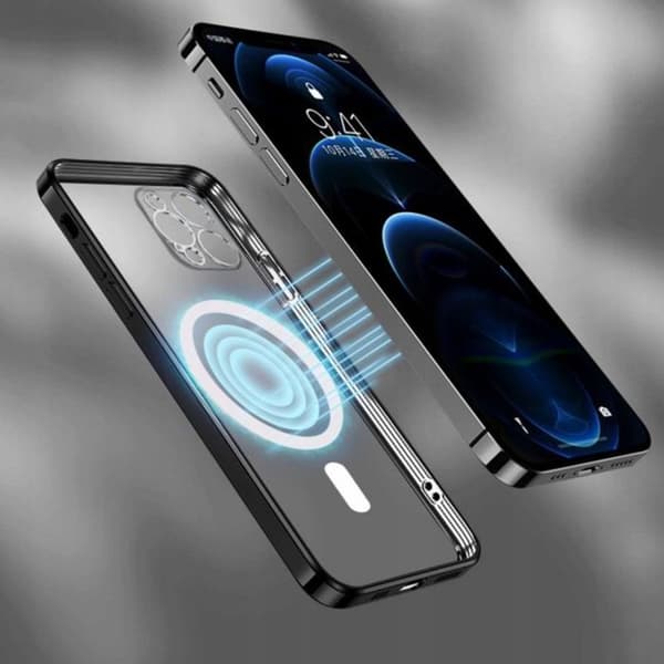 Wozinsky Coque Magsafe elektrolytisk för Samsung Galaxy S24 FE Silver