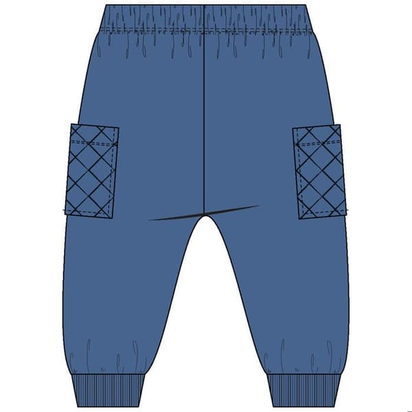 Hummel Mini Loose baby joggingsbyxor - dutch blue