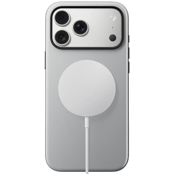 Magsafe-skal - NOMAD - iPhone 17 Pro Max - Stötabsorberande - Ljusgrå - Premiumskydd