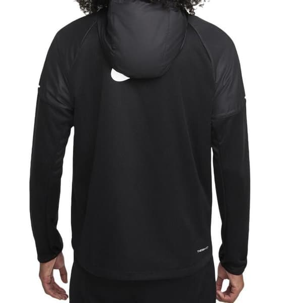Svart Zip-tröja Herr Nike Miler
