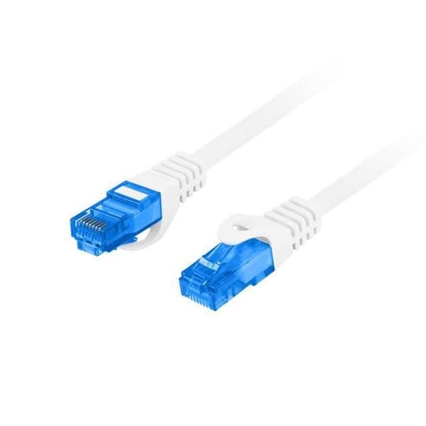 LANBERG PATCH KABEL CAT.6A S/FTP LSZH CCA 10M WHITE FLUKE PASSED - PCF6A-10CC-1000-W