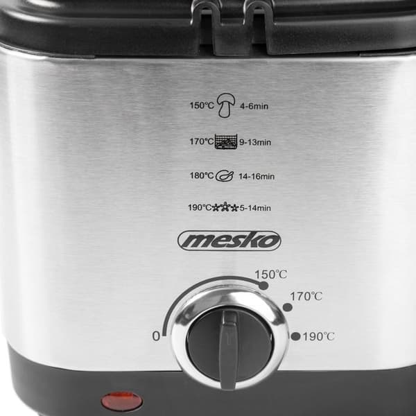 Friteuse - ADLER - MS 4910 - 1,5 L - 900 W - Silver