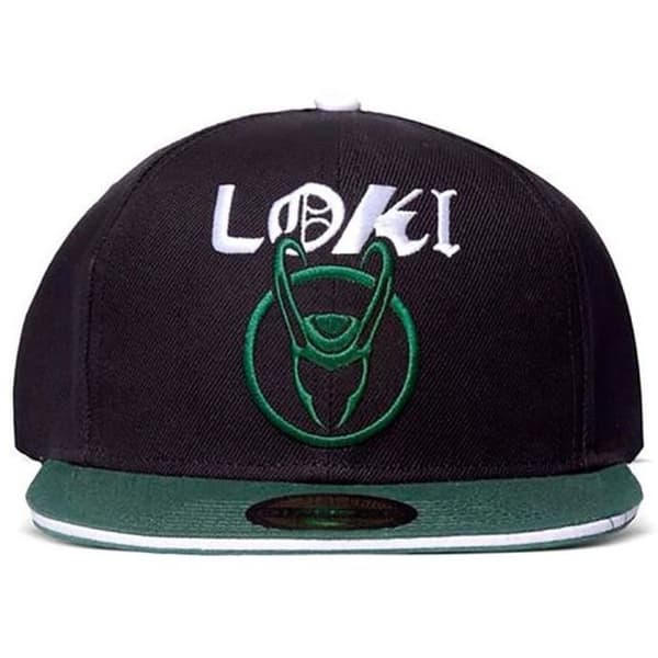 DIFUZED - Cap - Loki: Logo - Svart, grönt och vitt