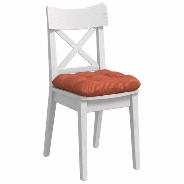 vidaXL Sittkuddar 4 st Röd orange 40 x 40 cm 42015102