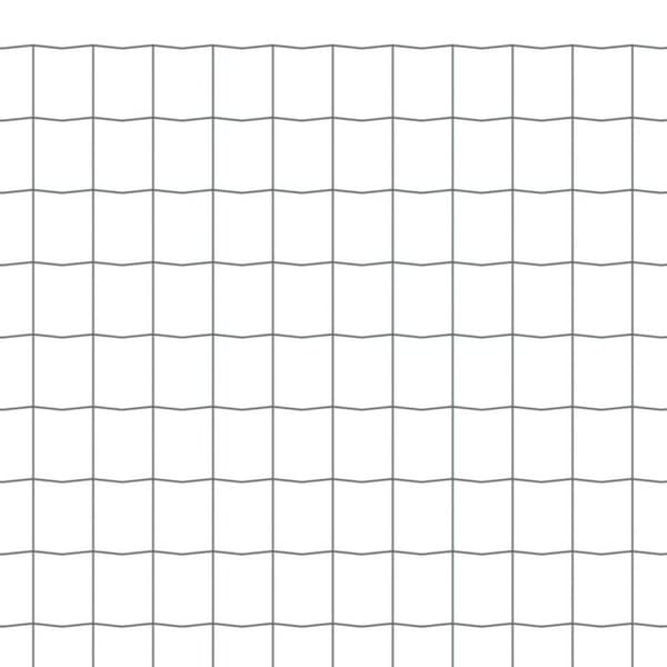 Grå eurostängsel 10 x 0,8 m