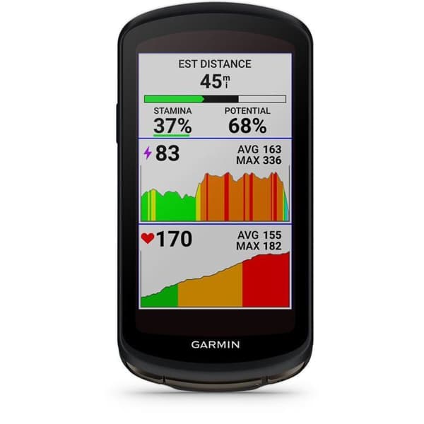 GPS - GARMIN - Edge 1040 Solar - Silikonfodral - MTB-fästen - USB-kabel