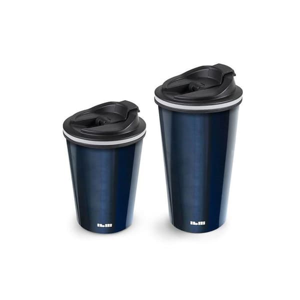Termisk Mug - IBILI - 758328B - 0.28L - Glidlock - Silver