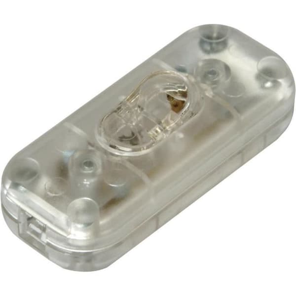 Snöre-strömbrytare - KOPP - 191310089 - transparent - 2 A - med dragavlastning