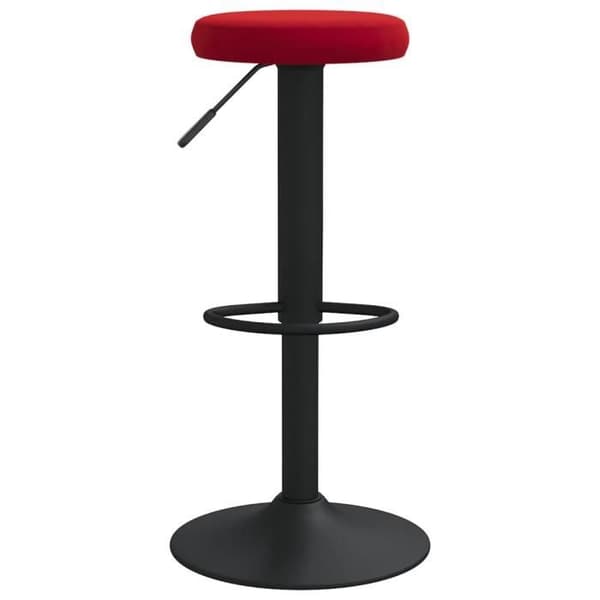 vidaXL Barstolar, 2 st, Bordeaux Sammet
