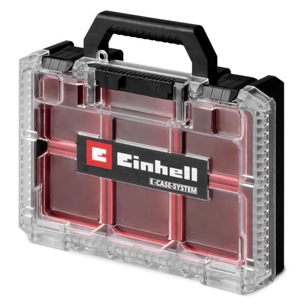 Einhell Organisatör E-Case Halvstorlek (kompatibel med E-Case Einhell, max. 12,5 kg, med 4 förvaringslådor)