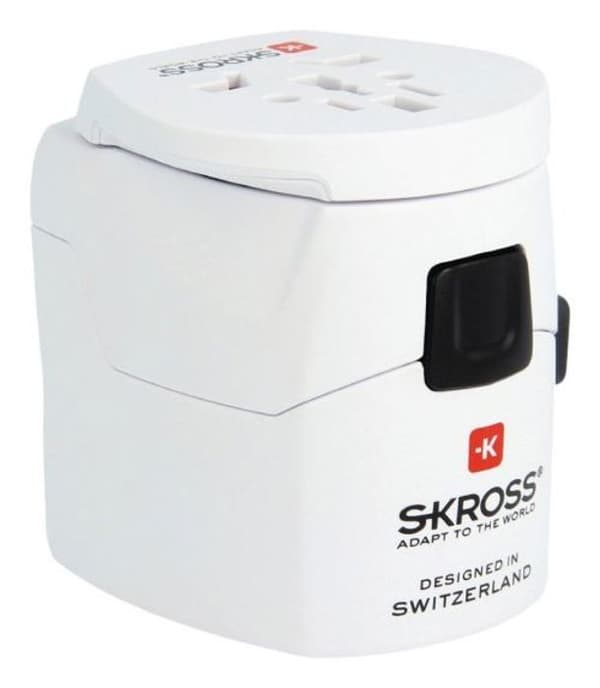 Universaladapter - SKROSS - Pro World 2 - Vit - Kompakt och Praktisk