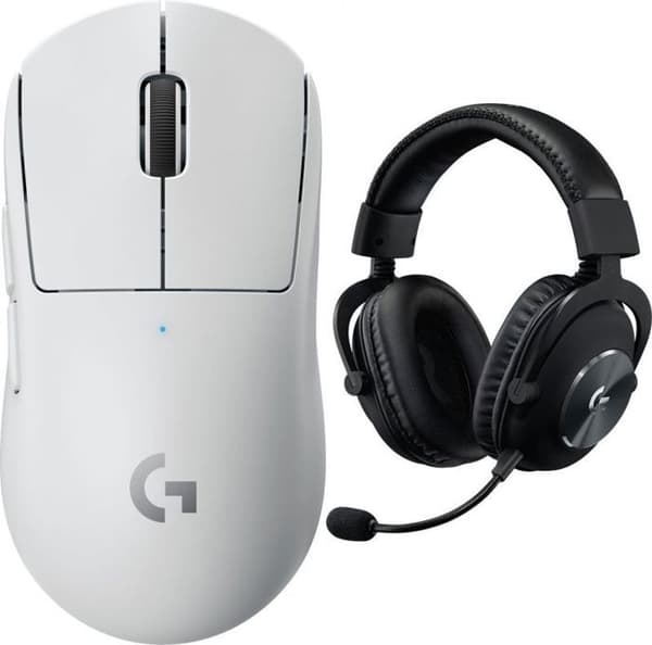 Trådlös mus - Logitech - HERO - 5 knappar - 25600 dpi - Vit