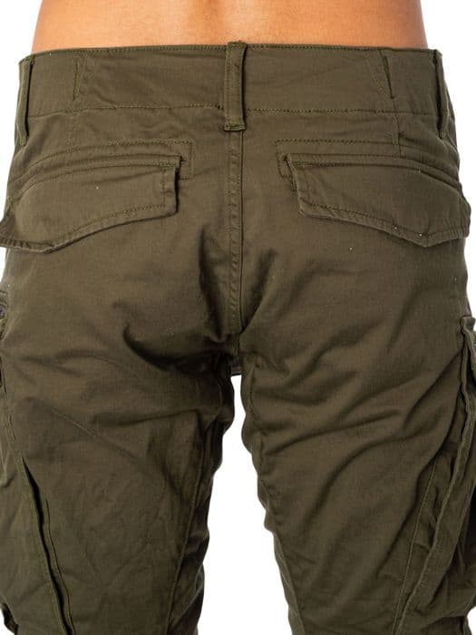 G-Star Rovic zip 3d regular tapered - militärgrön