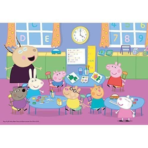 Peppa Pig Pussel - Ravensburger - Kul klassrum - 35 bitar