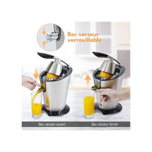 Elpress - LEBENLANG - LBC388 - 600W - Rostfritt stål - Lyftarm