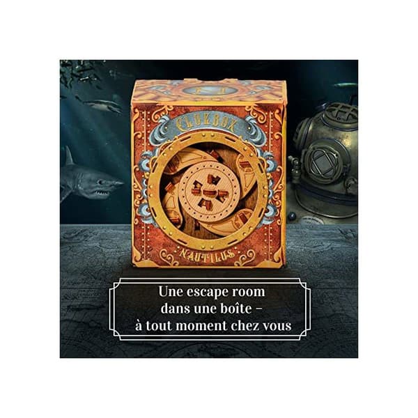 Cluebox Pussel - Kapten Nemo s Nautilus - Tribuo - Barn - Blandat