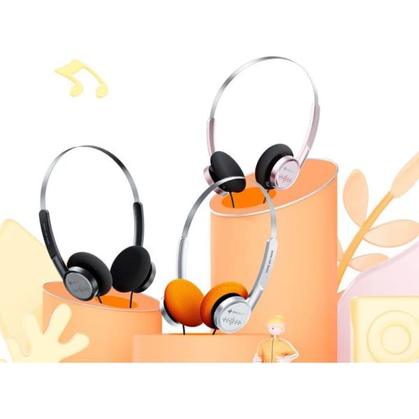 Hörlurar - Fiio SNOWSKY WIND - silver - Retro-stil över örat hörlurar