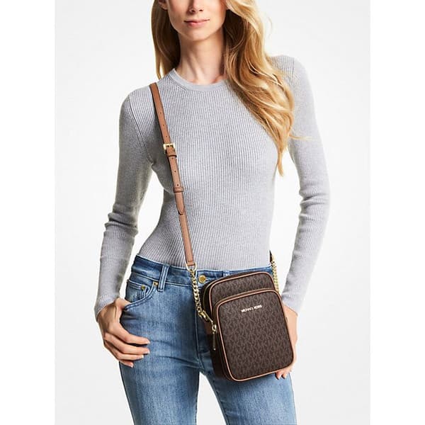 Handväska - Michael Kors - 35F1GTVC2B-200 - PVC - Axelrem - Brun