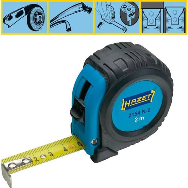 Måttband Hazet 2154N-2 2154N-2 2 m stål