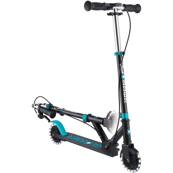 Tvåhjulig sparkcykel - GLOBBER - FLOW ELEMENT JUNIOR LIGHT - Svart / Turkos