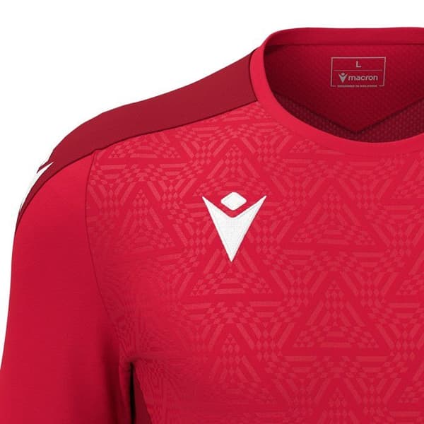 Maillot Macron Wisp - röd/röd