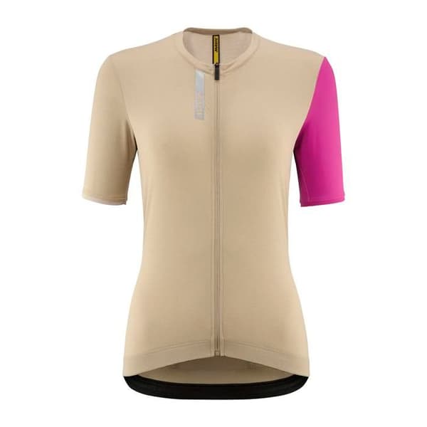 Damtröja Mavic Essential - vit peppar/fuchsia