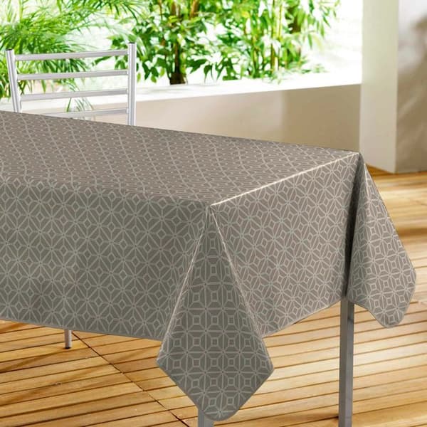 Duk Plastbelagd "Moderna" 140x240cm Taupe