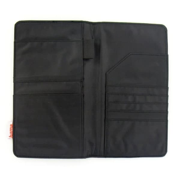 Fodral för bilpapper - HAMA - Svart nylon - Bilorganisator