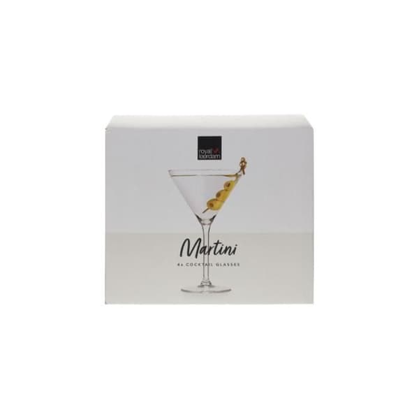Muggar, koppar & glas - Set med 4 cocktailglas - 26 cl - Martini