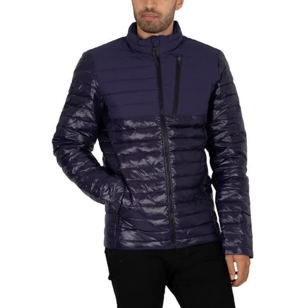 Doudoune Studios Contrast Core - SUPERDRY - Lila - Herr - Ansvarsfullt dun - Dragkedja