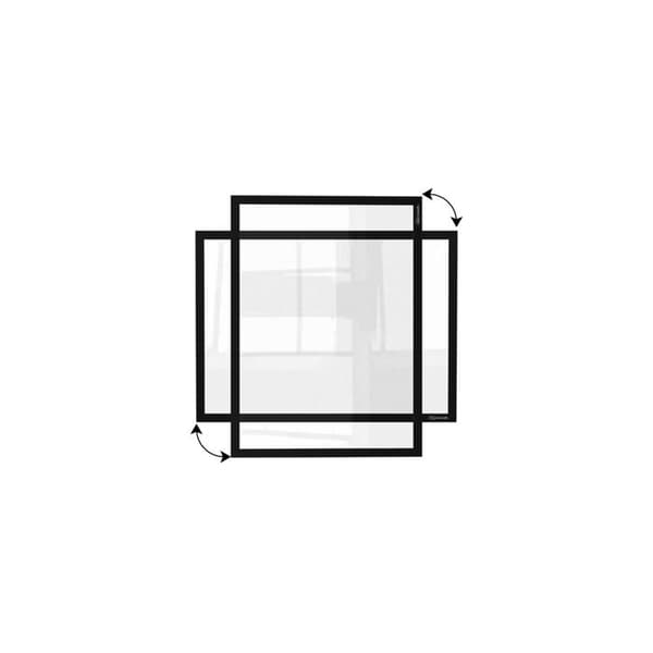 Magnetisk Dokumentficka A4 Svart - 5-Pack