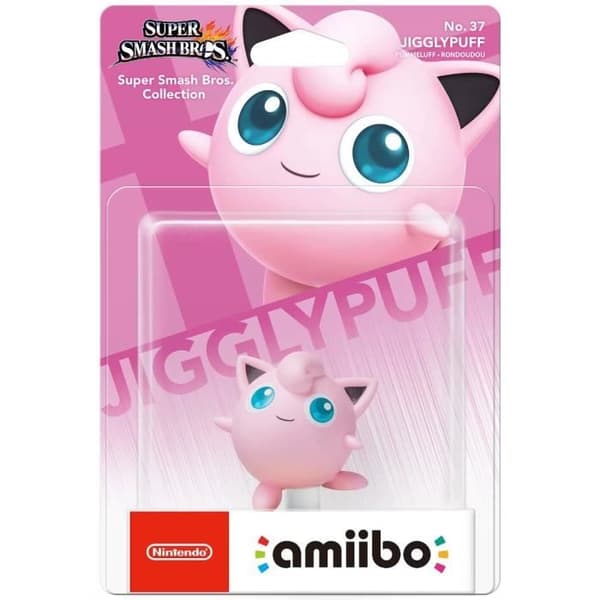 Amiibo Figur - Jigglypuff nr 37 • Super Smash Bros. Collection