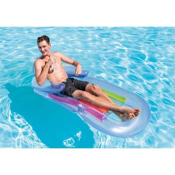 INTEX Uppblåsbart Sängstol till Pool King Cool - Slumpar färg