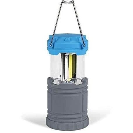 Vikbar lykta - KAMPA - Flare - COB LED - AA-batterier - Grå och blå