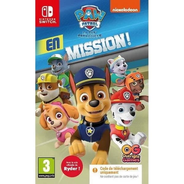 Pat Patrouille Spel Nintendo Switch - Kod i en låda
