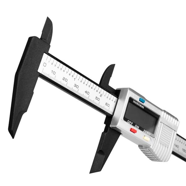 Digital skjutmått - NEO TOOLS - 150 mm - Kolfiber - Precision 0,2 mm - LCD-skärm