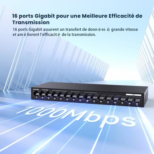 Switch - hub ethernet - injektor Tenda - TEG1116M
