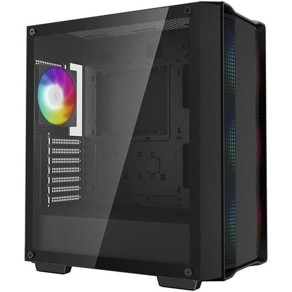 PC-fodral - DEEPCOOL - CC560 ARGB V2 (svart) - Medium tower - ATX-format - Optimerad luftcirkulation