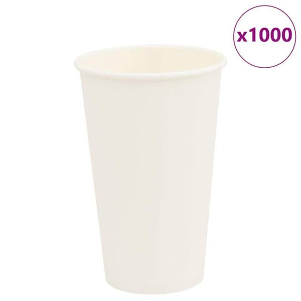 Papperskaffekoppar 1000 st 16oz 400ml vit