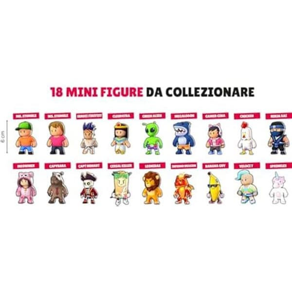 Figurin - ROCCO GIOCATTOLI - Stumble Guys - Ledad actionfigur - 6 cm - Assorted