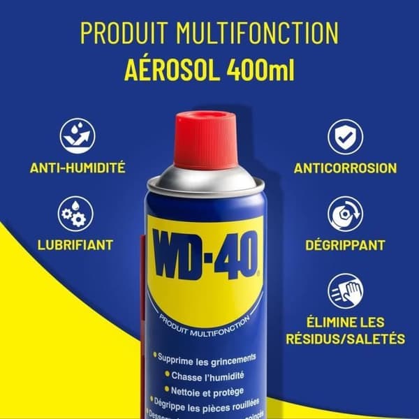Deklammare WD-40 - 400ml - Multifunktionell smörjmedel