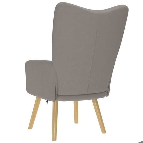 vidaXL Avkopplingsfåtölj Taupe Tyg 4016773