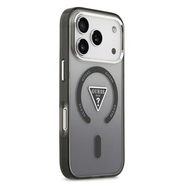 Guess IML Gradient Triangle Logo-fodral med MagSafe för iPhone 17 Pro 6,3" Svart
