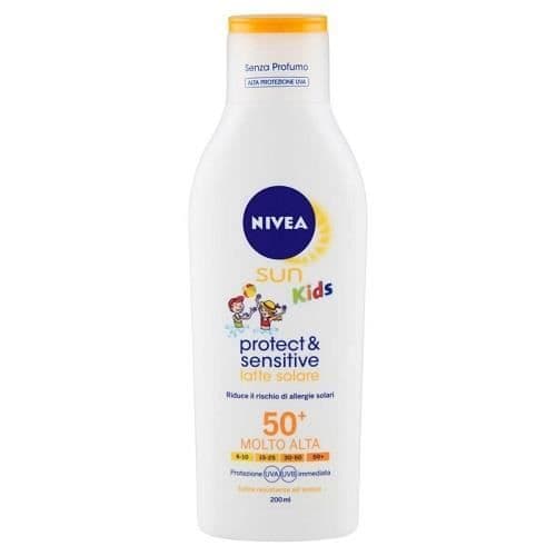 NIVEA SUN Skyddande Lait för Barn Protect & Sensitive SPF 50+ - 200 ml